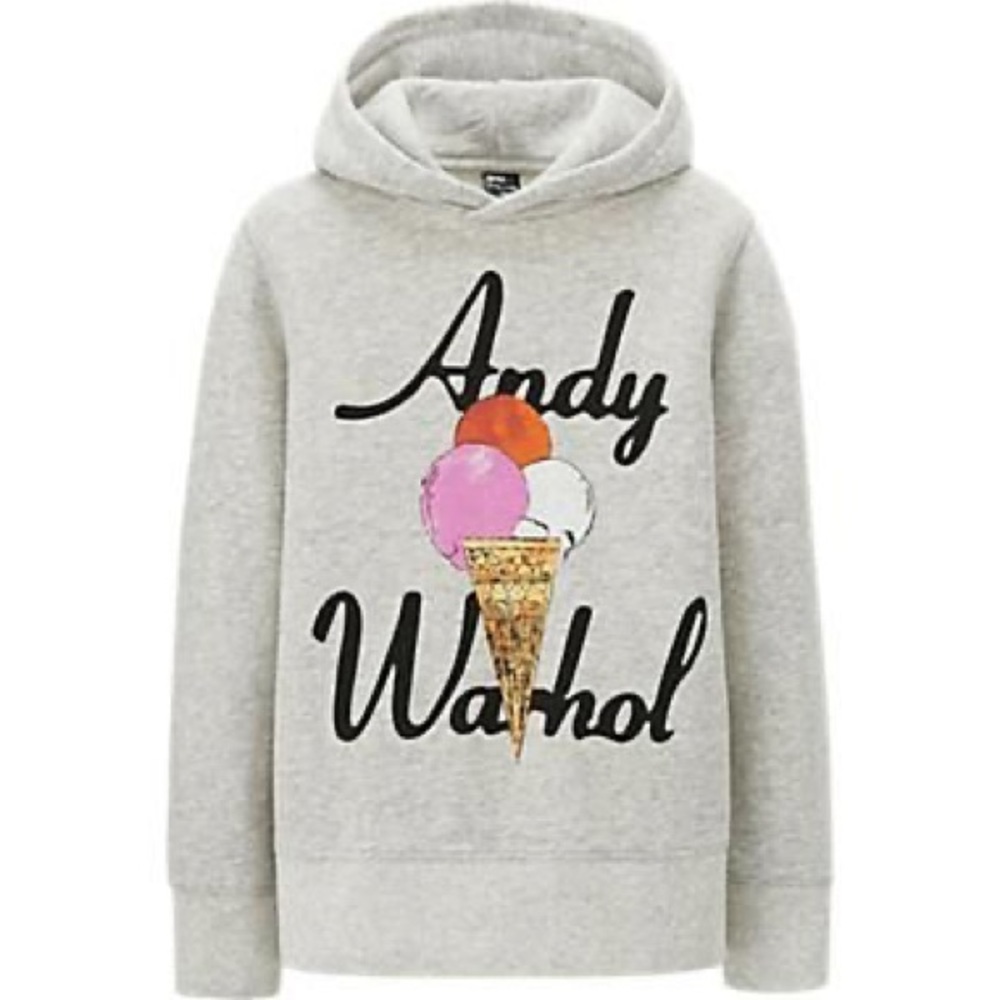 Andy Warhol Ice Cream Kids Hoodie Sweatshirt